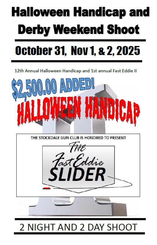 Halloween Handicap night shoot at Stockdale Gun Club
