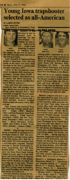 1986 Iowa All Americans