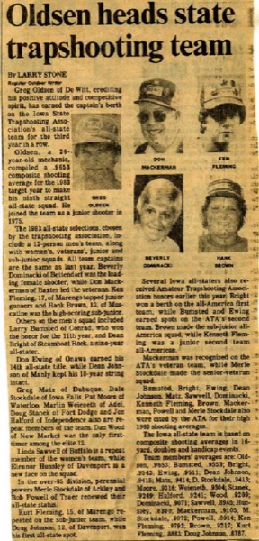 1983 Iowa State Team