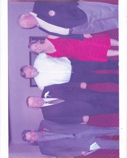 Old Grand Squad Mates Approx 1981 - 2005 Dale Stockdale ATA HOF 2023 Larry Bumsted ATA HOF 2004 Jon Halford . Jenifer Rutger ATA HOF 2022 Morris Steinbring ATA HOF 1997